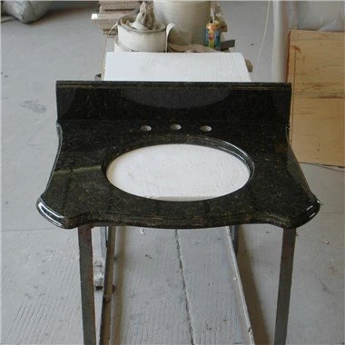 Dessus de vanité de bain en granit