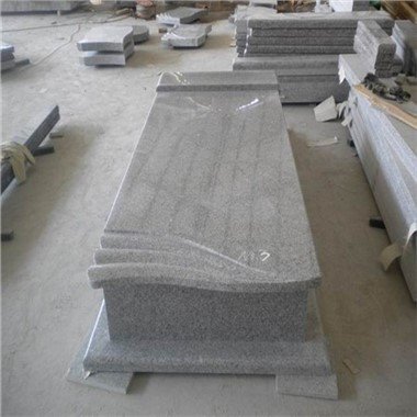 Pierres tombales en granit gris