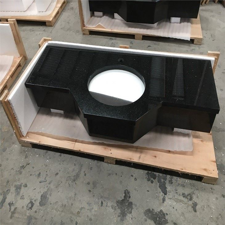 black galaxy granite countertops