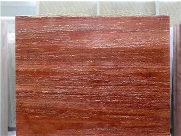 red travertine marble