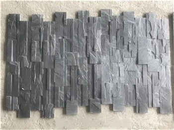 Tuile d'ardoise naturelle noire