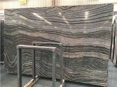 Marbre de veine de bois noir