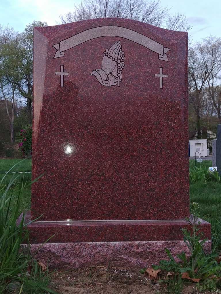 red granite tombstone red granite tombstone