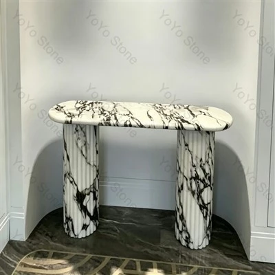 Table console alto Calacatta