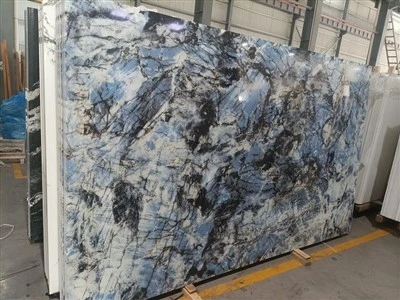 Nano Micro-Verre Cristal Diamant Bleu